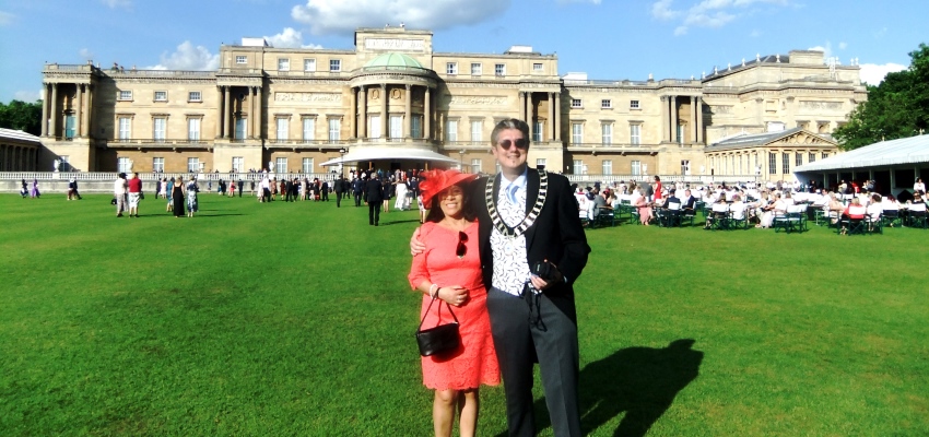 Mayor and Mayoress at Buckingham Palace